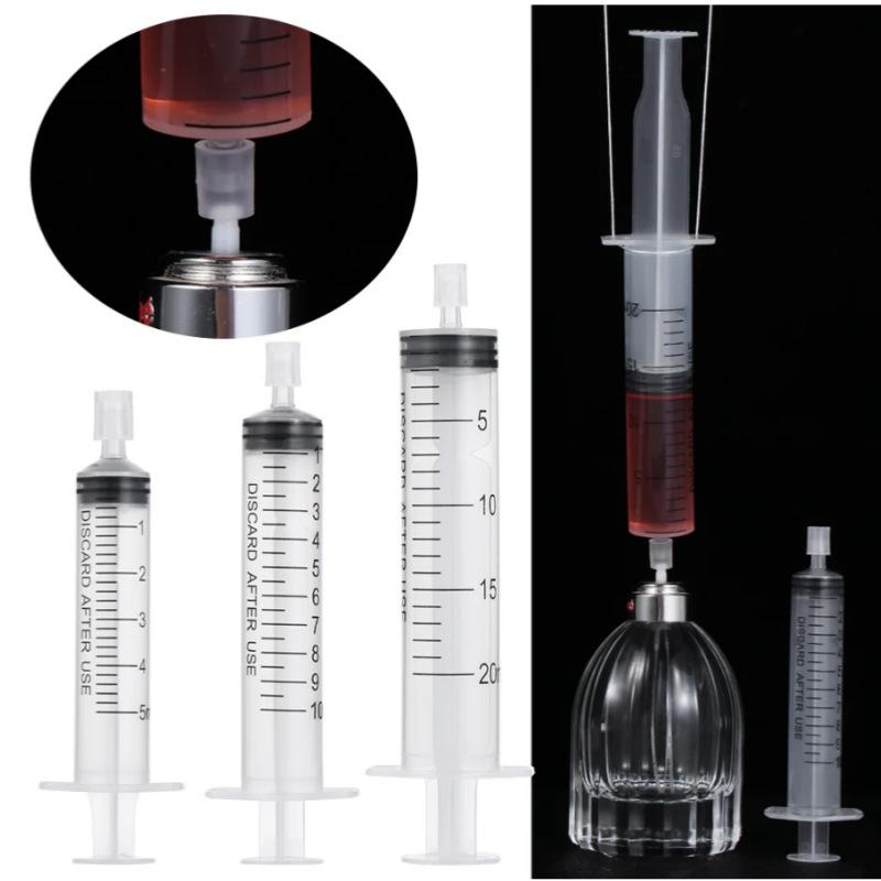 Home Fragrance Non Toxic - Mehrzweck-Parfüm-Nachfüllwerkzeug-Set, ungiftige Kunststoffspritze, Strohhalm, Tropfer, Trichter