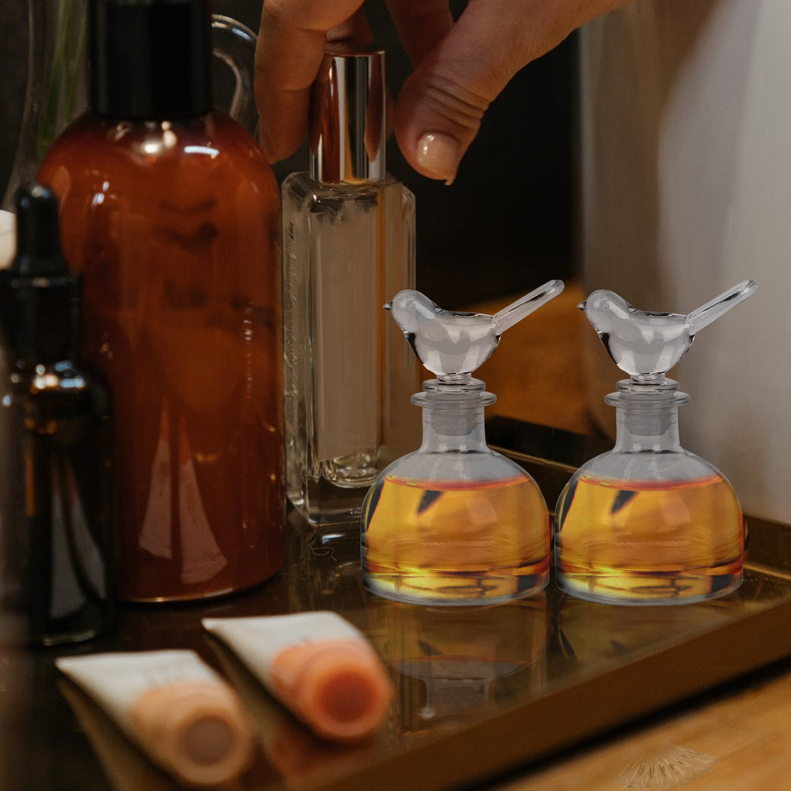 2 Stück elegante, schlichte Gl – Home Fragrance Usa Bewertung und Preis