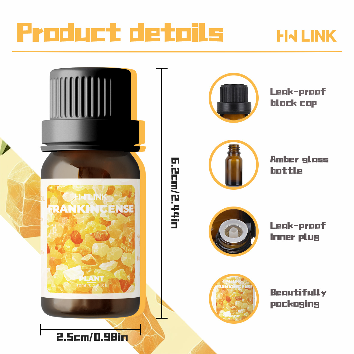 Weihrauch-Ätherisches Öl 10ml  – Home Fragrance Gift Bewertung und Preis